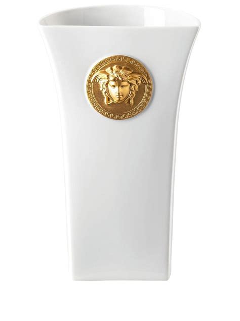 versace medusa vase white|Versace Medusa Madness Vase in White .